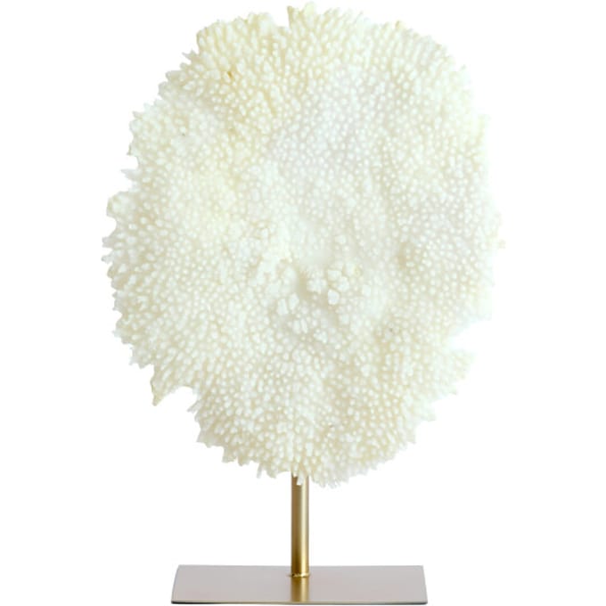 Light & Living - Ornament CORAL - 46x20x69cm - Wit