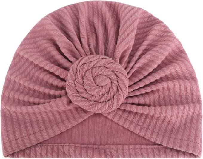 New Age Devi - Tulband - Roze - Head wrap - Chemo muts - Beanie - Hoofddoek - Hijab - Slaapmuts