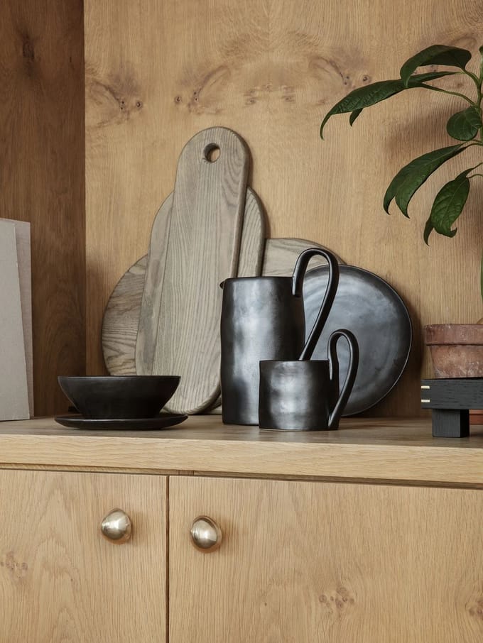 Ferm Living Mushroom Haak - messing