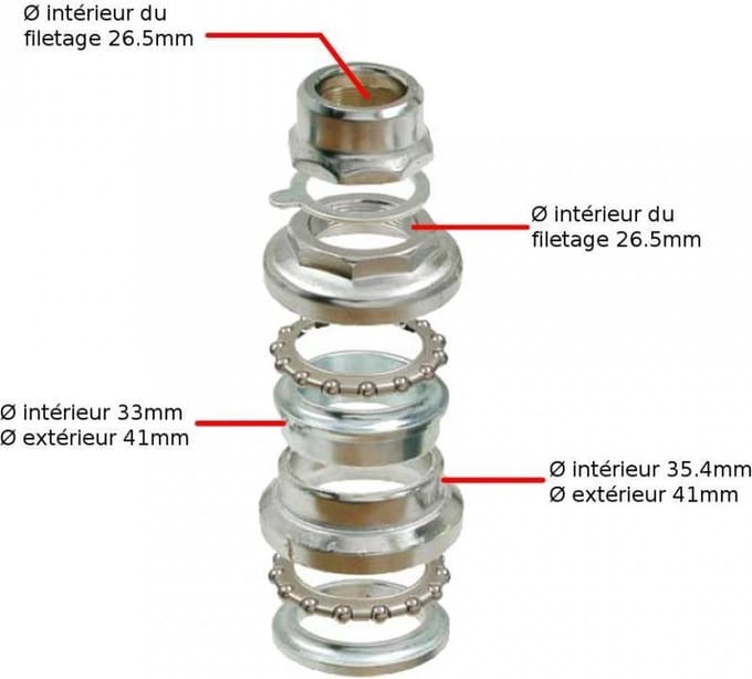 rms stuurlagerset voor piaggio 50 boss bromfiets 1988-1989 564746 nieuw