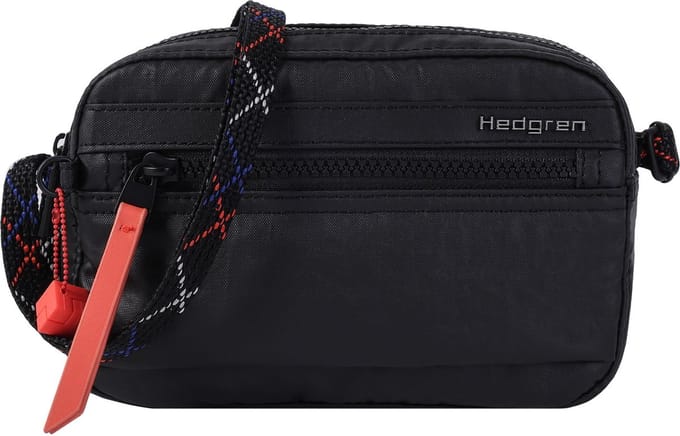 Hedgren Schoudertas Maia Small Crossover RFID Creased Black / Coral Zwart