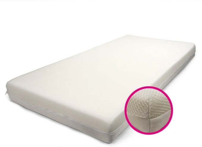 Best Sleep 80x160 Airflow Matras Kleuterbed - Polyetherschuim - Ademend - Afneembare en Uitwasbare tijk