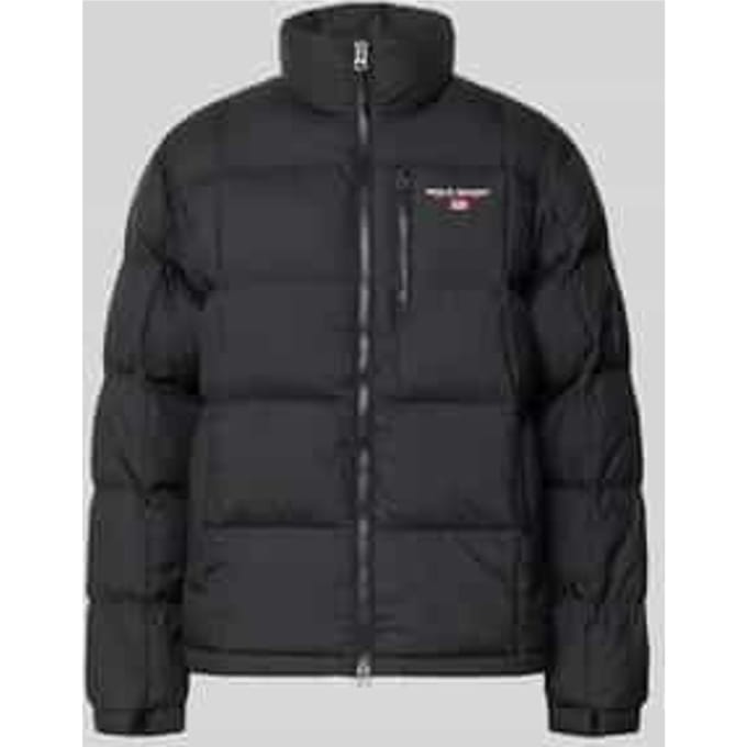 Gewatteerd jack met labelstitching