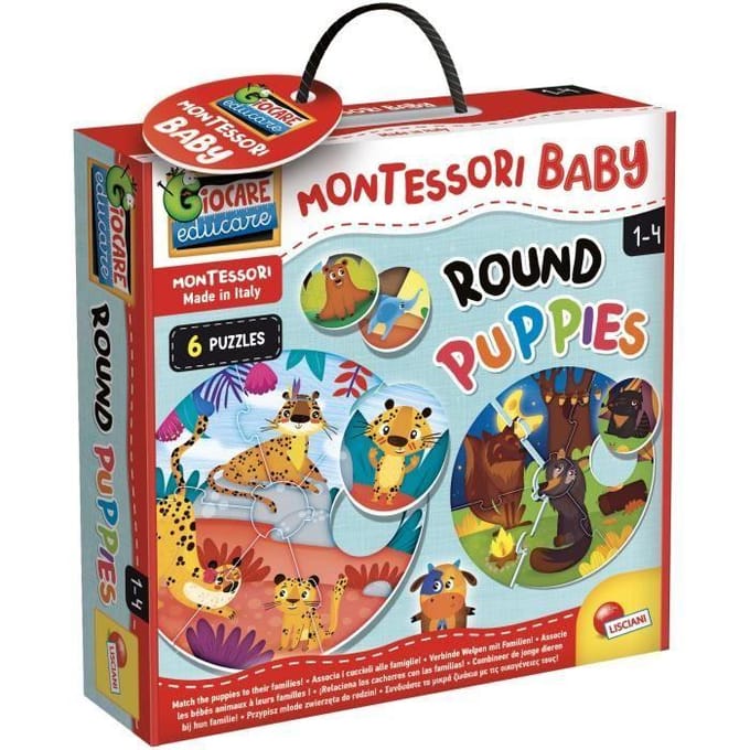 Lisciani - Montessori Baby - round puppies