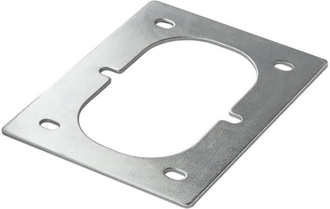 ProPlus Montageplaat - 125 x 165 mm - robuust staal - voor artikel 342144