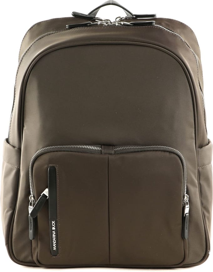 MANDARINA DUCK Laptop rugzak Rugzak met laptopvak Hunter Backpack Mole Donkerbruin