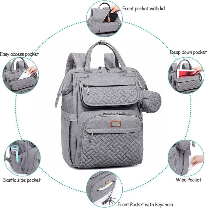 Babycommode Rugzak Luiertas Rugzak - diaper bag backpack, large capacity diaper bag