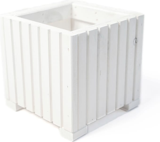 Verticale Bloembak Danee 25 cm - Wit