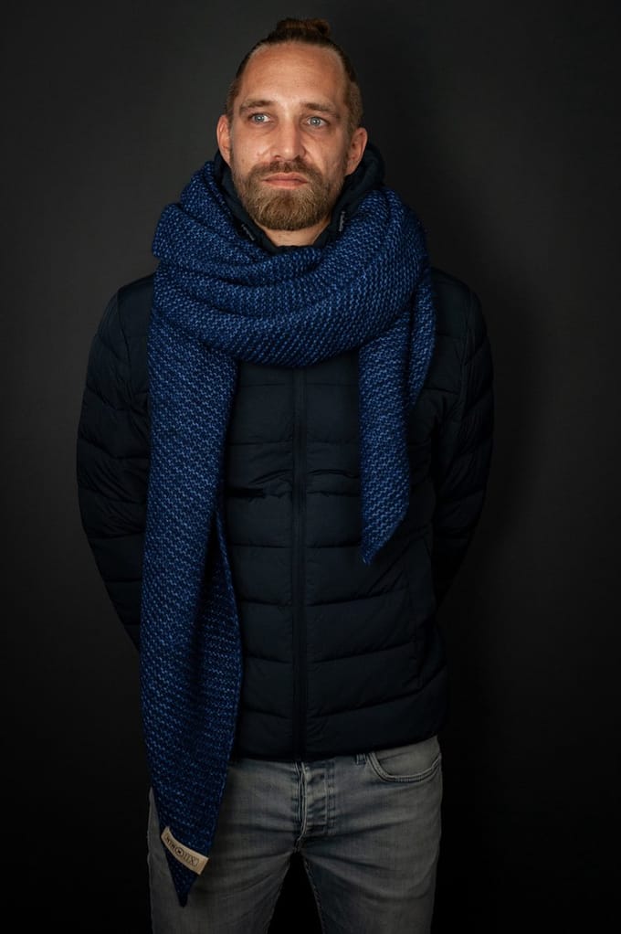 Omslagdoek Alaska - Donkerblauw