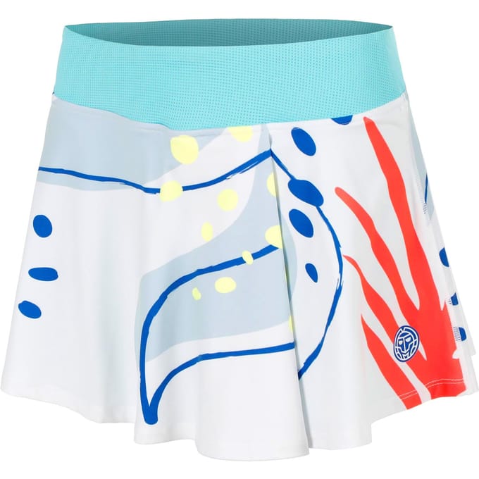 BIDI BADU Hey Laguna Wavy Rok Dames-wit, veelkleurig