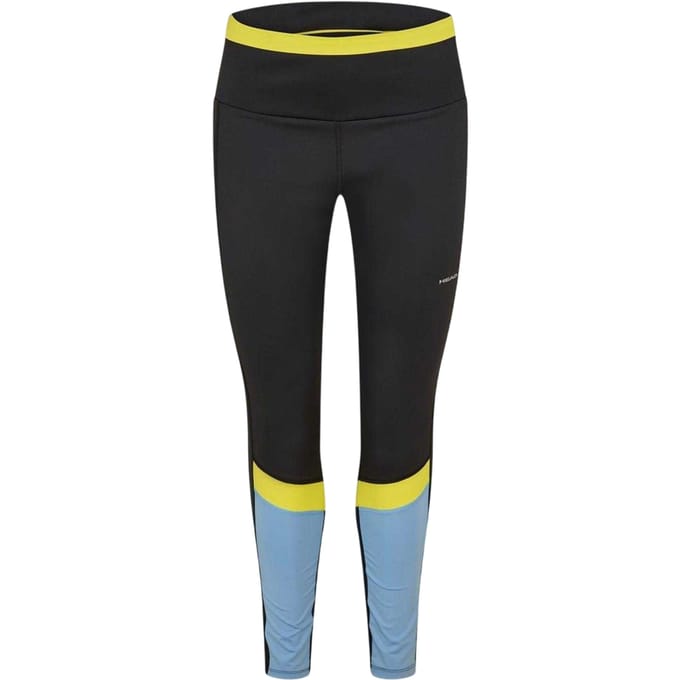 Head Dames/Dames Colour Block Pocket Mid Rise Legging (Blauw)