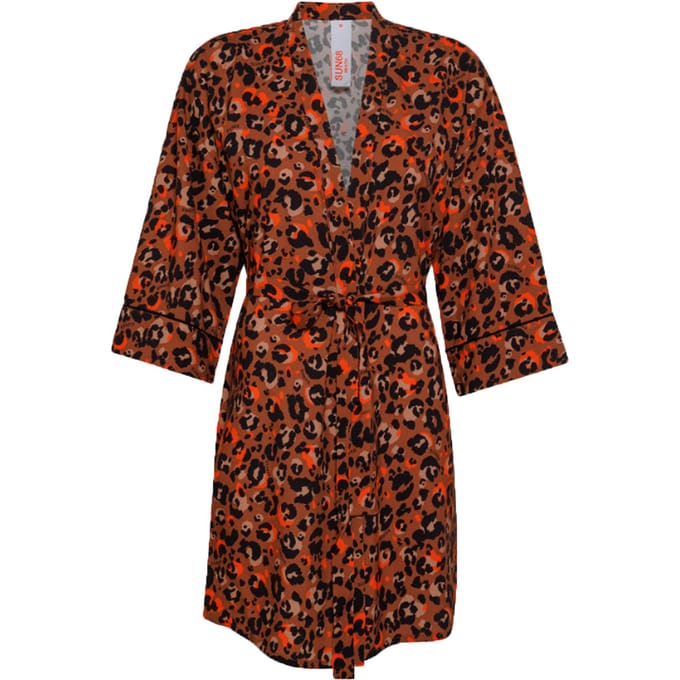 Sun68 Beach - Kimono Beach Print 1664 Beige/oranje S33250