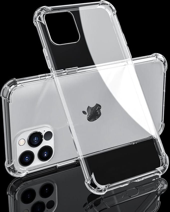 Sanmai iPhone 13 PRO MAX hoesje Bumper/ tpu / - iPhone 13PRO MAX case siliconen transparant