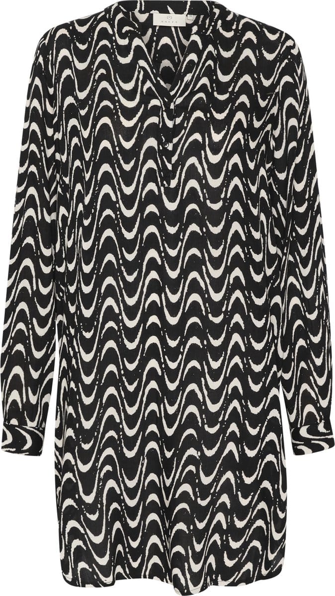 Kaffe KAmira Plain Weave Tunic Printed Dames Tuniek - Maat 38