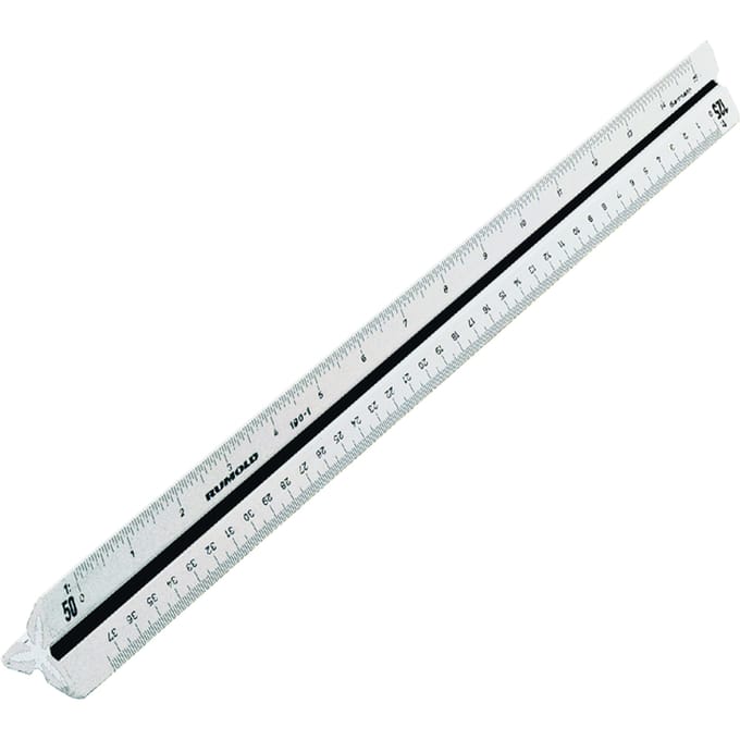 Schaalstok Rumold 150/30 4 1:100/200/250/300/400/5