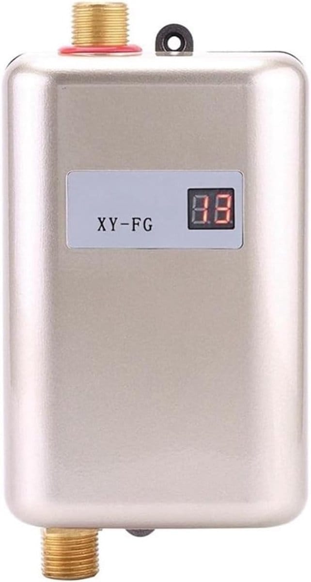 Elektrische doorstromer - Directe verwarming - Direct warm water - Compact ontwerp - 20 x 10.5 cm - Roze
