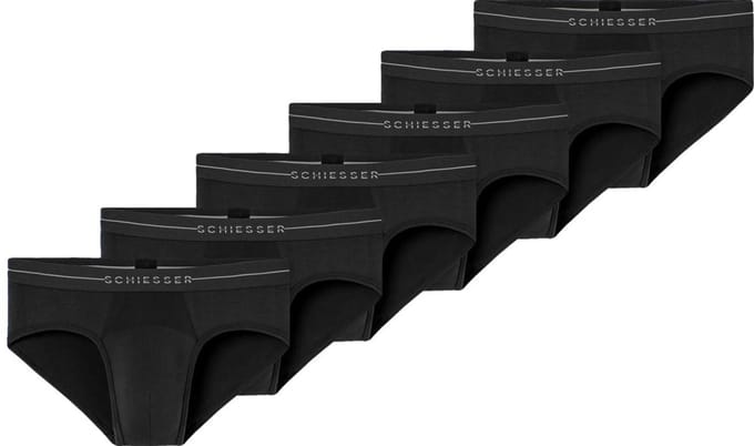 Schiesser Heren rio-slip / onderbroek 6 pack Cotton Flex