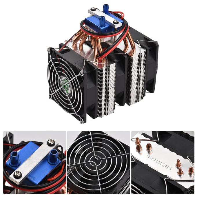 Refroidisseur de réservoir de poissons de réfrigération de semi-conducteur de puissance élevée de 180 W 12 V réfrigérateur-eau de refroidissement 120W gray