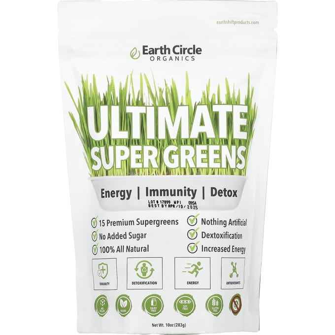 Earth Circle Organics, Super Greens ultimes, 283 g (283 g)