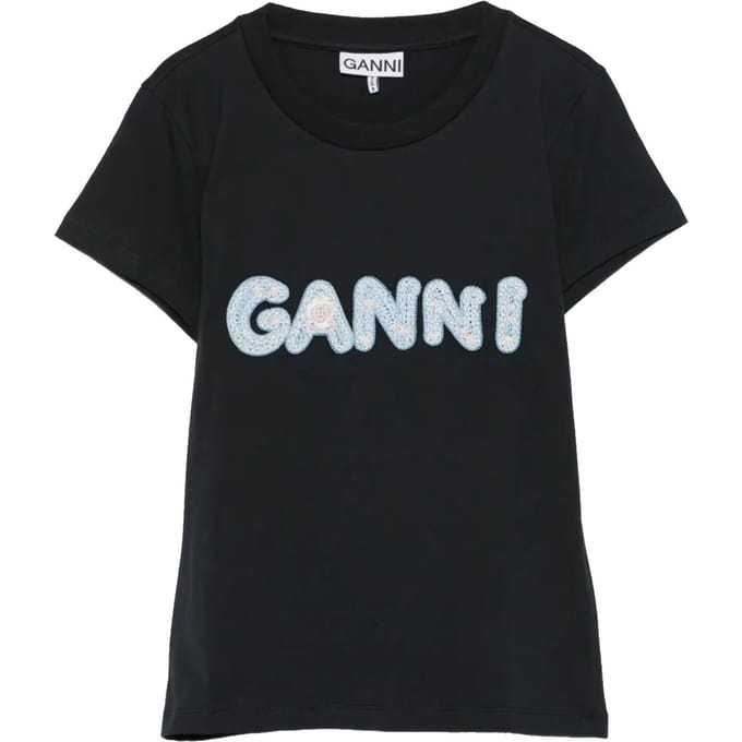 Ganni T-shirt en Polo Grey