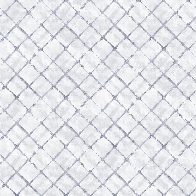 Homestyle - Behangpapier - Tegeltjes - Behang - Blauw - 0,53 x 10 M.