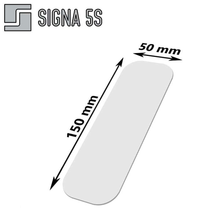 SIGNA 5S Vloermarkering I-vorm 50/150mm Wit - Lean & 5S