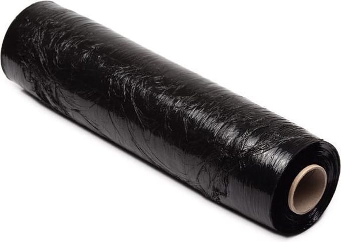RL Premium Wikkelfolie 50cm x 300m - 20mμ zwart
