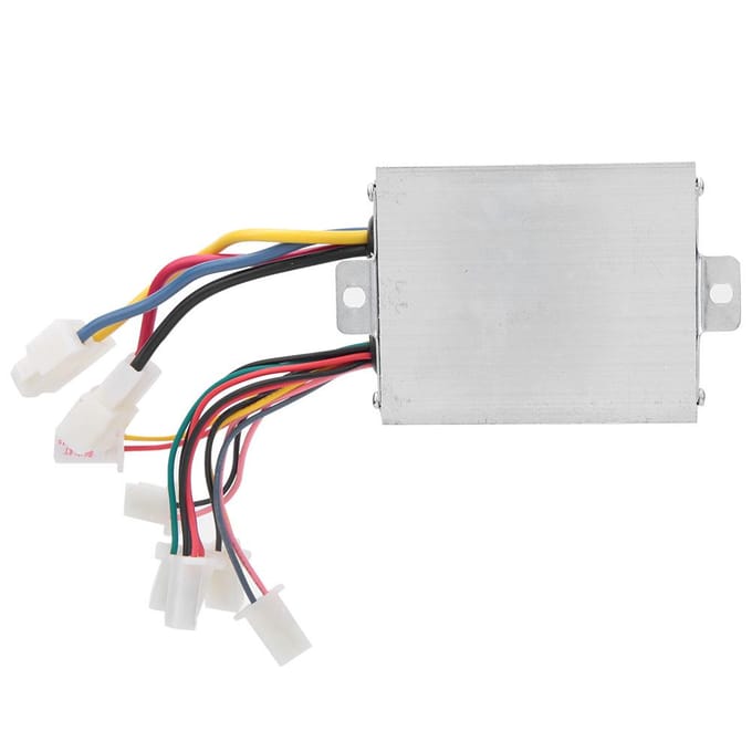 12V 500W Elektrische Borstelmotor Controller DC Motor Snelheidsregeling voor Elektrisch Voertuig Scooter white