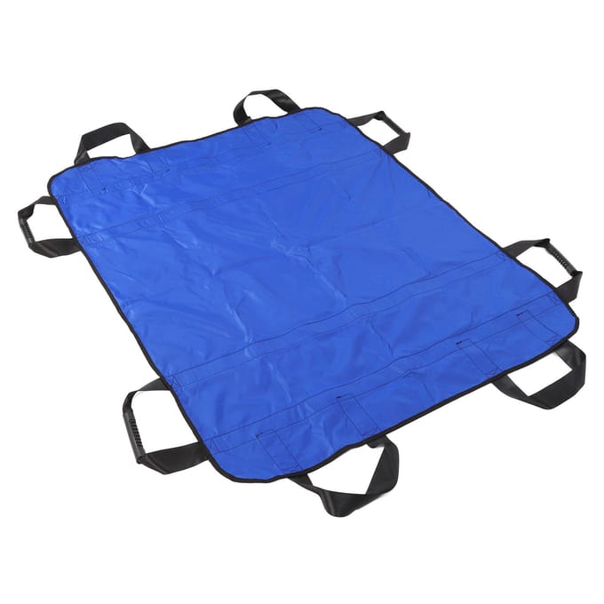 Patiënten Transferlaken Multifunctioneel Waterdicht Herbruikbaar Positioneringsbedpad voor Patiënten en blue