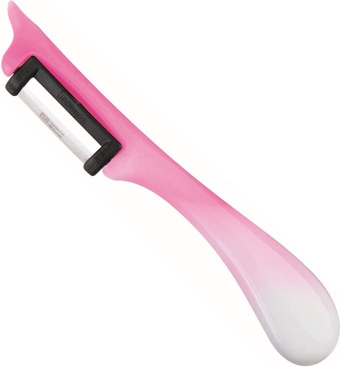 RÖR Solingen Dunschiller Star – Kunststof – Enkel Mes – 19 cm – Bi-color – Roze