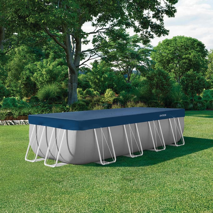 Intex Deluxe afdekzeil - Rechthoekig frame - 400 x 200 cm