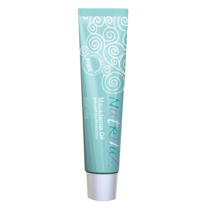 Intercosmo, Nutrilux, Huile de Macadamia, Coloration Permanente Cheveux, 5.22 Bleu Bouteille, 60 ml