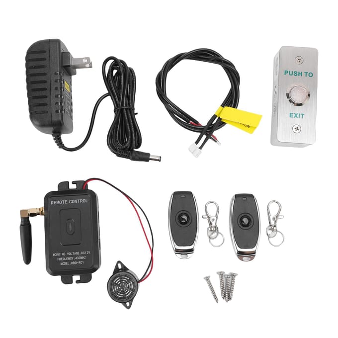 Kit Système de Contrôle d'Accès WiFi Intelligent pour Tuya Déverrouillage par Télécommande Contrôle par Application Ouvre-Porte