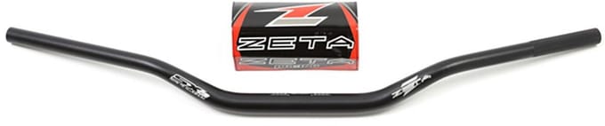 Zeta Sx-3 Super Moto Low Tracker Stuur Zilver