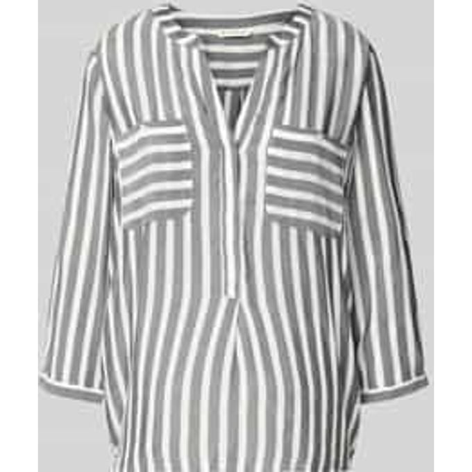 Blouseshirt met streepmotief