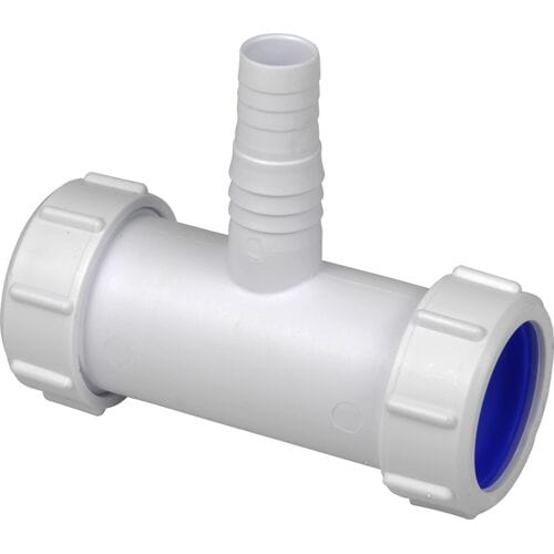 McAlpine Toebehoren inbouw T stuk met 1x slangtule 40x40mm