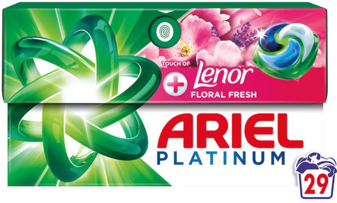 Ariël Pods platinum wasmiddel - 29sc565.5gr - +lenor long-lasting freshness