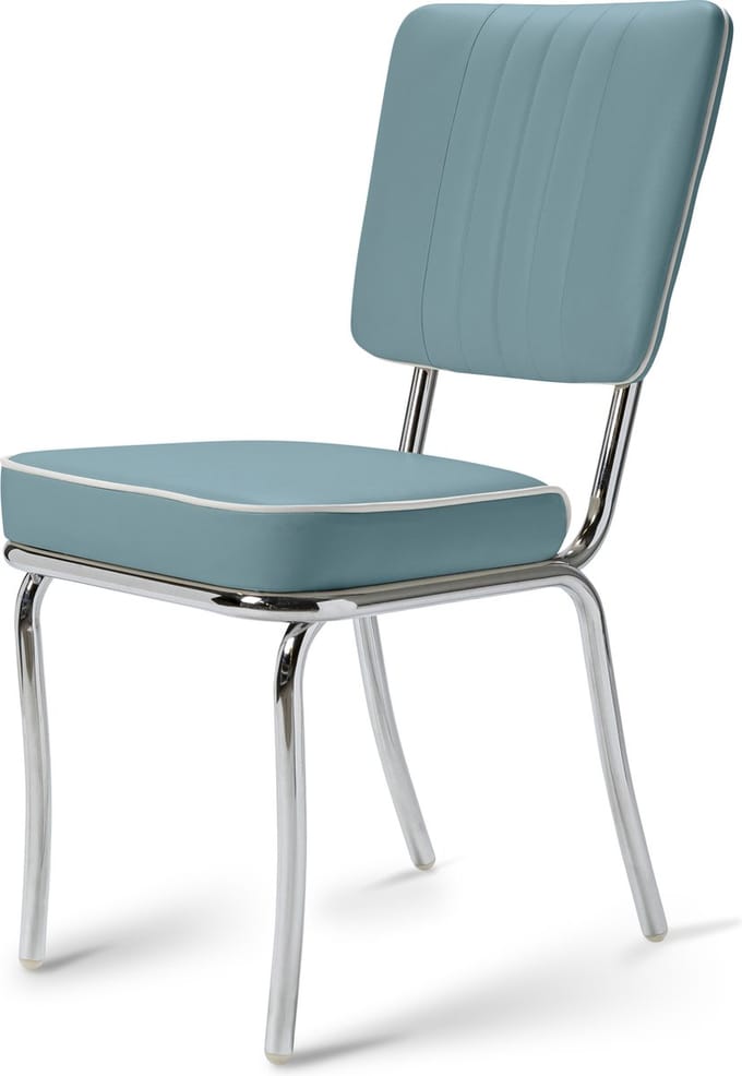 Bel Air Retro Eetkamerstoel CO-25 Blauw