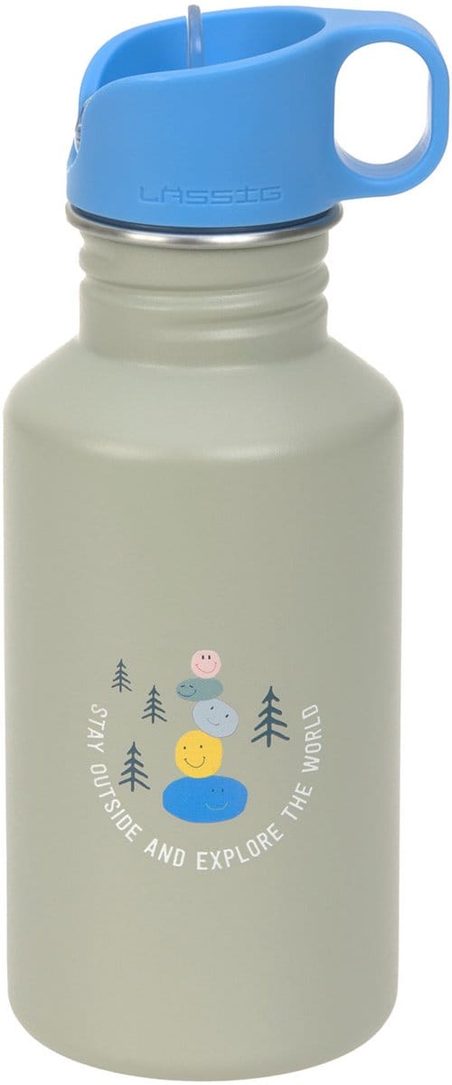 Lässig Drinkfles RVS - Sunny Explorer - 500 ml - Green/Blue