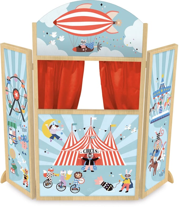 VILAC-Poppenkast - Theater - houten speelgoed