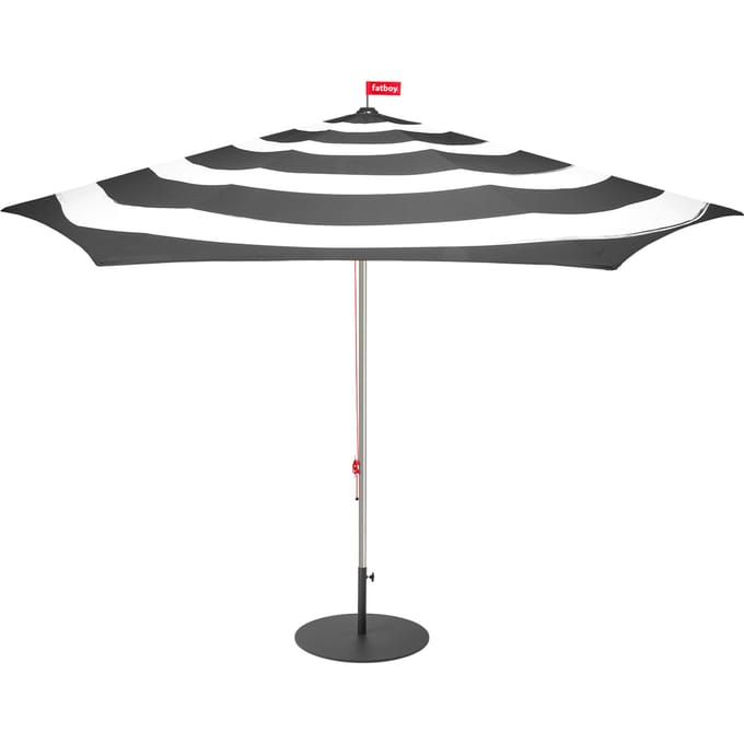 fatboy Stripesol Parasol met voet - Anthracite - Black