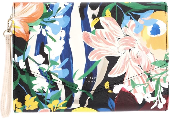Ted Baker clutch Bounina Floral Bouquet Printed Envelope Pouch Multicol veelkleurig