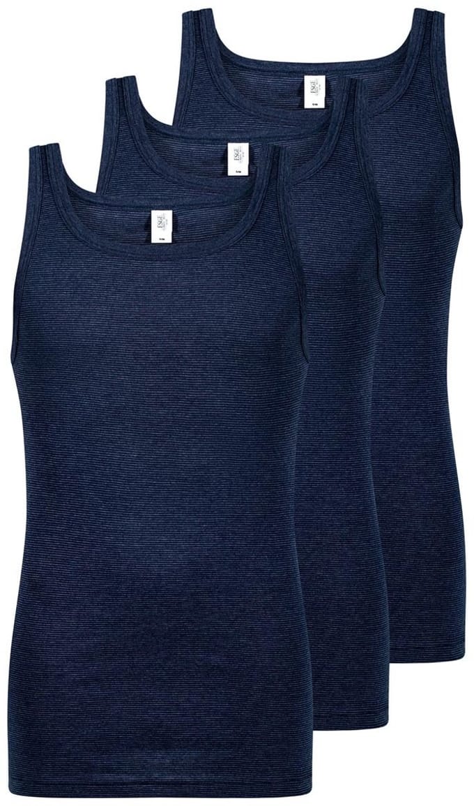 ESGE Heren onderhemd 3 pack - Fijnrib Jeans