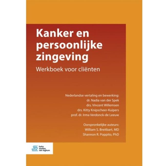 Kanker En Persoonlijke Zingeving - Nadia van der Spek