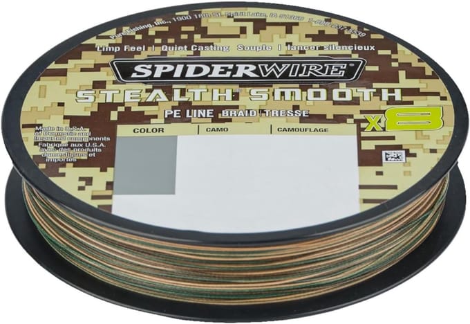 Spiderwire Stealth Smooth 8 Vislijn - 150m Camo - 8-voudig Gevlochten