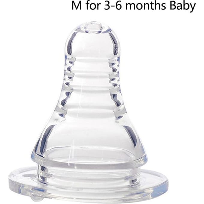 Tétine de rechange en silicone souple et naturel pour biberon de lait