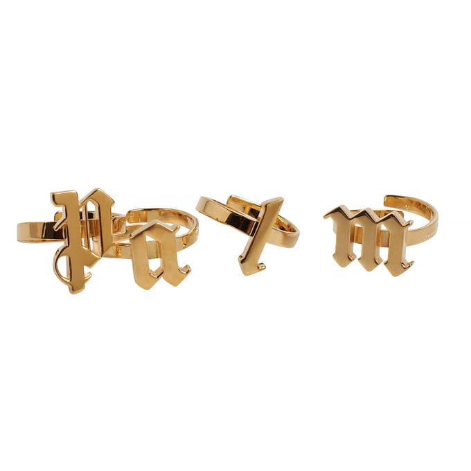 Set van 4 Ringen met Logo Letters PMOC015E23MAT0017676