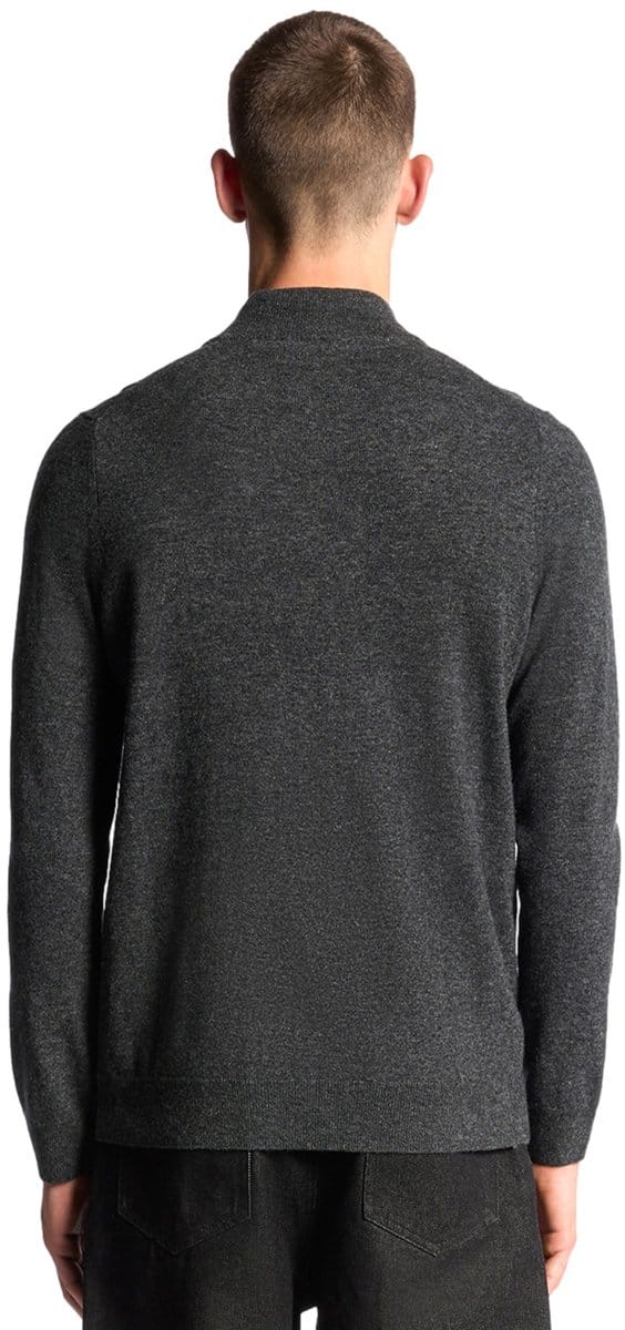 Lyle & Scott Kn2102vc Trui Met Volledige Rits Grijs XL Man