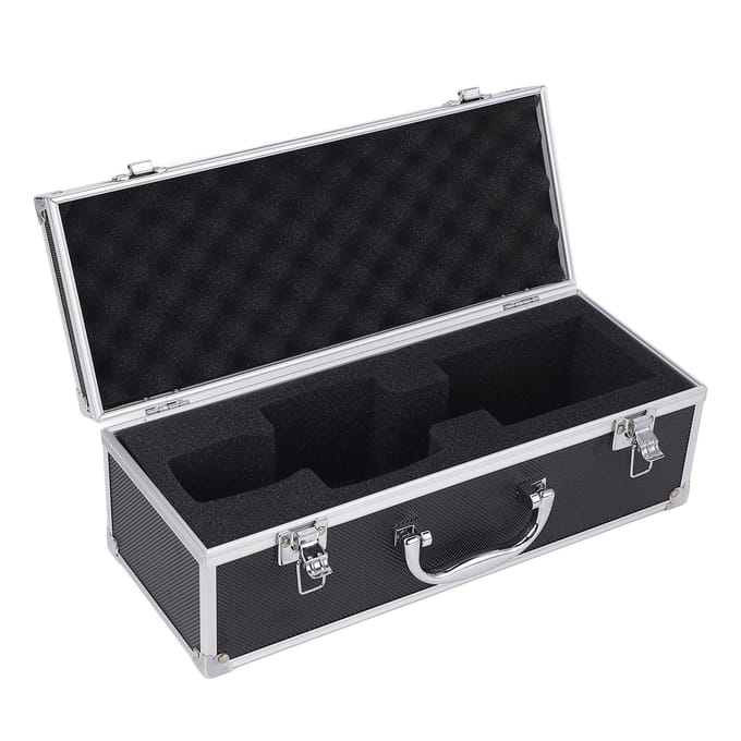 Étui de Transport pour Microphone IP67 Résistant à la Pluie Multifonctionnel Doublure en Mousse Portable Étui Rigide pour Microphone