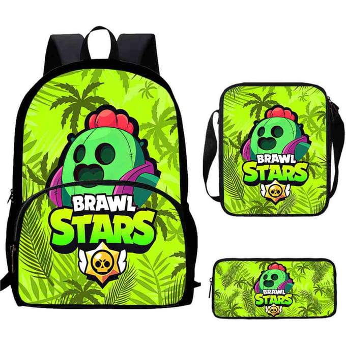 Sac à dos Brawl Stars Impression Haute Définition Multifonctionnel Léger
